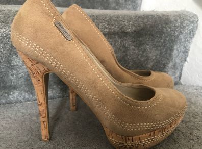 Nude high heels