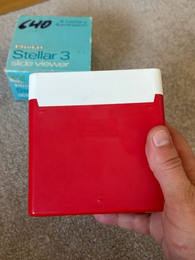 Brand New Vintage Photax Stellar 3 Slide Viewer