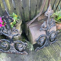 Church door ironwork features