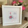 Personalised Baby Framed Gift Image 4