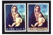 1974 Ireland Christmas Commemorative Stamps Mint Never Hinged (MNH)