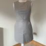 Vero Moda grey faux leather mini dress. Size XS Image 2