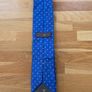 Canali Royal Blue Polka Dot Silk Tie Image 3