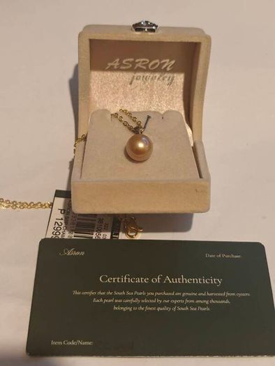 Golden South Sea Pearl Pendant