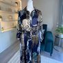 Ladies Navy multi coloured Shirt Dress from Pieces Image 8