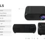 New Portable Mini 1080P LED Projector Home Miniature Theater HDMI/USB Micro SD card Image 3
