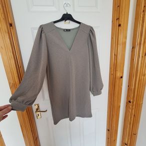 Khaki Green Zara Dress - S