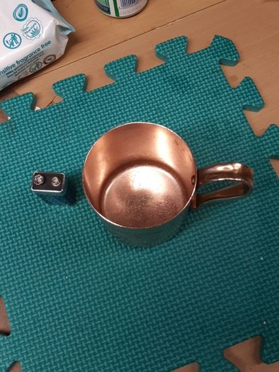 Smirnoff tankard brass