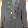 Dress Evening Blazer Jacket By J.taylor  Jet Black- Immaculate . Size 12 Medium. Formal dressy. Image 8