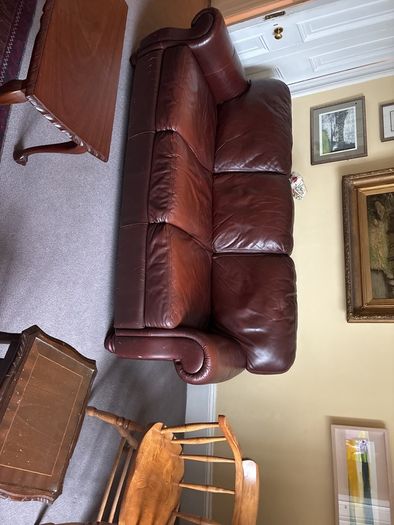 Leather sofa
