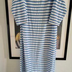 Summer stripey dress size M.