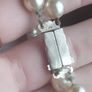Vintage Double Row Faux Pearl Necklace. Image 3