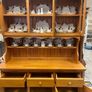 Traditional solid oak display cabinet Image 2