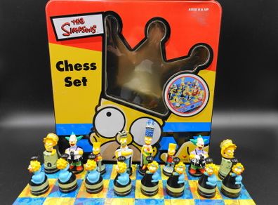 Vintge 1998 Bart Simson Chess Set
