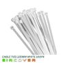 Heavy Duty White Cable Ties 450mm  White 100pk Image 2