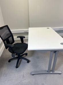 Complete Home Office Setup : Desk, Chair & Filing Cabinet