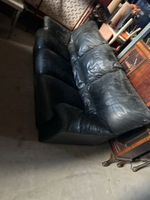 3 seater leather sofa