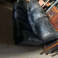 3 seater leather sofa