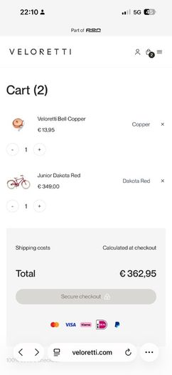 Veloretti Junior 20" kids bike