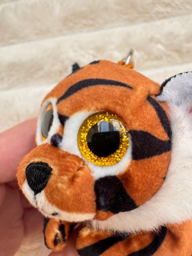 TY Beanie Babies Tiger Clawdia approx. 10 cm keychain Please see photos
