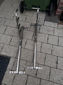 Water fed pole racks