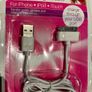 Apple iPhone / iPod dock connector lead to USB for 3G/3GS/4G/4S Image 2