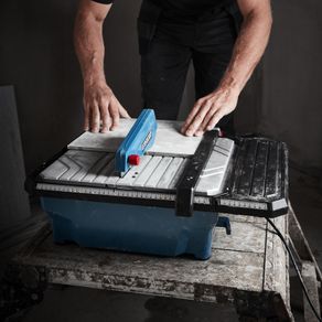 Tile cutter with table for : ceramic, quarry, terracotta, slate, porcelain, marble, granite and limestone