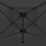 Double Parasol with Steel Pole 250x250 cm Anthracite Image 2