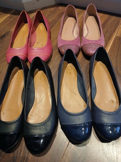 Full wardrobe of 22 pairs of size 5(38) shoes and boots, including Faith, Clarkes, Havianas, flip flops, Crocs, work shoes, court shoes, dressy shoes, high heel boots, and waterproof hiking boots. - LOW PRICE FOR QUICK SALE