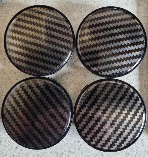 Carbon Fibre Centre Caps BMW - FREE POST