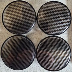 Carbon Fibre Centre Caps BMW - FREE POST