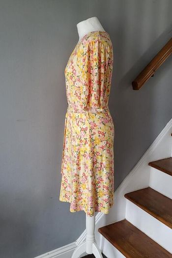 F&F yellow floral dress, Size 18, New