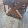 solid oak dining table Image 3