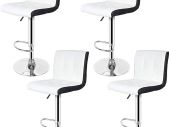 4 X Bar Stools  faux leather stools
