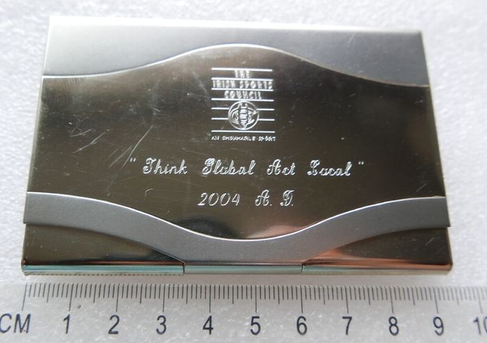 Vintage Business Card Holder