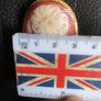Vintage Sphinx Cameo Gold Tone Brooch Image 7