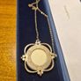 Vintage Sarah Coventry Carved Resin Lady Portrait Necklace Image 5