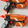 Nerf Elite Firestrike & Elite Stryfe Blaster With 5 Extra Catridges, 12 Bullets Plus One Grip Image 2