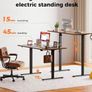 Height-Adjustable Electric Desk, 120x80 cm Image 9