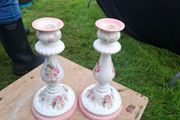 Duo ceramic candles holder postage possible