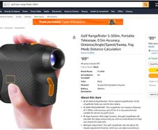 Golf Laser range finder - Brand New 10 to sell