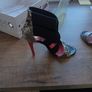 womens high heel shoes,  brand escape, color is redsnake, size 4 Image 4