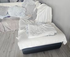 Lshaped couch sofabed