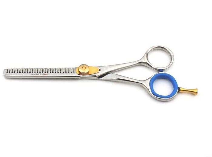 6" Professional Barber Hair Teeth Thinning Cutting Scissors,Haircut Cutter Shears,Hair Texturizing Shears With Black Case