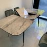 Mid century style Ceramic top dining table Image 2