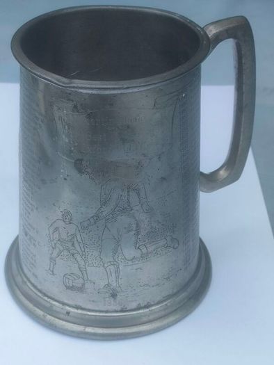 1872-1979 FA Cup Oxford Utd Memorial Pewter tankard