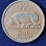Ireland 1940 half penny coin Image 6
