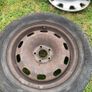 5x100 steel wheels and caps 15 inch Image 3