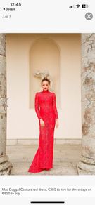 Caris Closet Long Red Dress