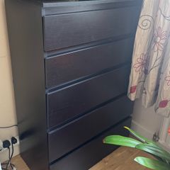 MALM chest of 5 drawers
